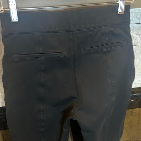 SPANX Black Ankle Cropped Pants with Elastic Waistband size Small Petite - Picture 10 of 14